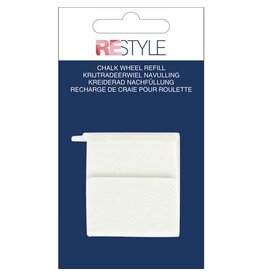 Restyle Chalk Wheel REFILL - white