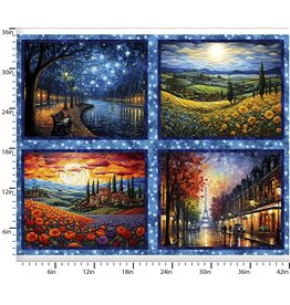 3 Wishes Fabric C'est Magnifique - Panel