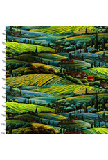 3 Wishes Fabric 3Wishes Fabric - C'est Magnifique - Rolling Hills Green - 22922-GRN-CTN-D