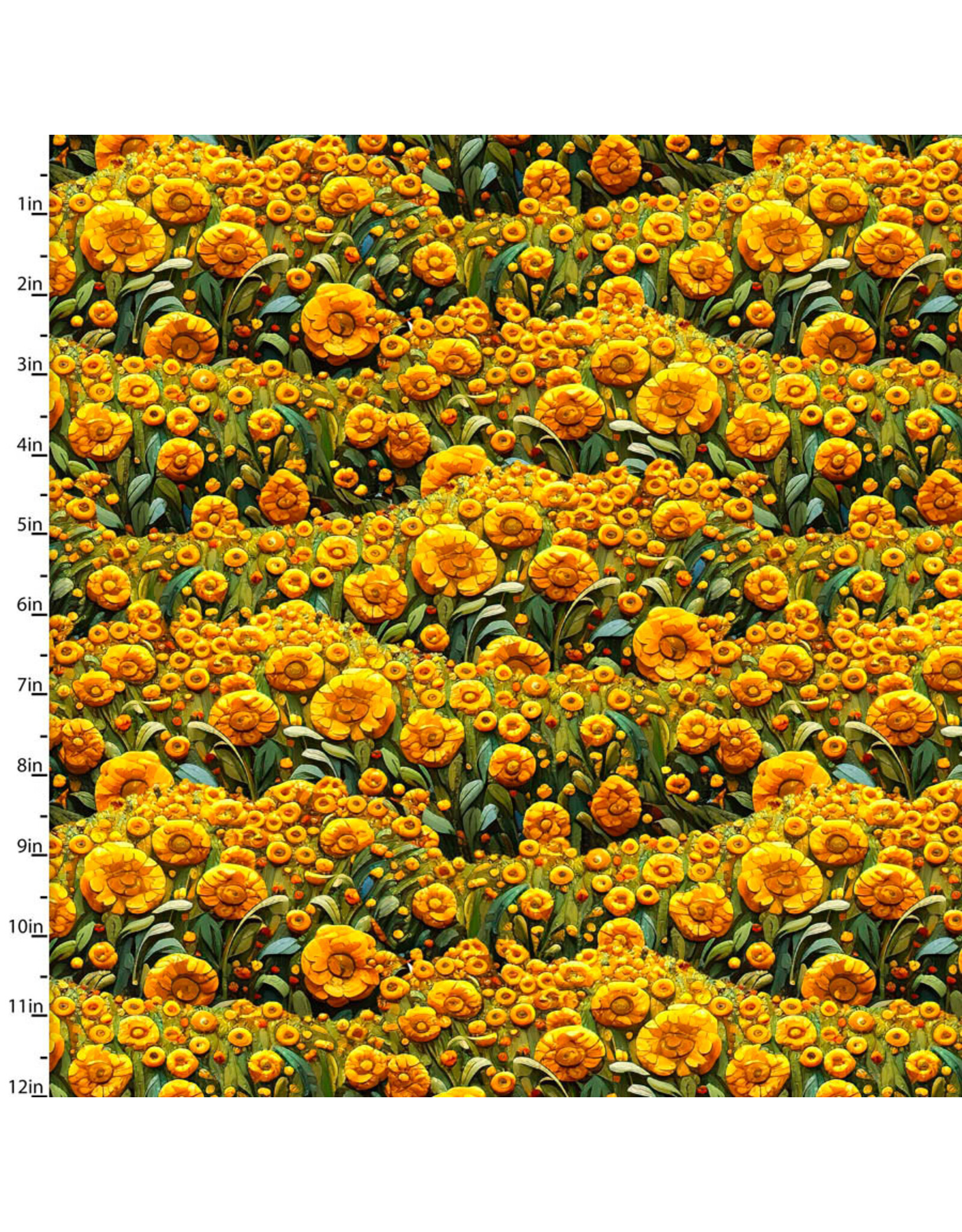 3 Wishes Fabric 3Wishes Fabric - C'est Magnifique - Fields of Gold Yellow - 22924-YLW-CTN-D