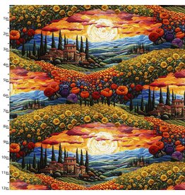 3 Wishes Fabric C'est Magnifique - Tranquil Valley Multi