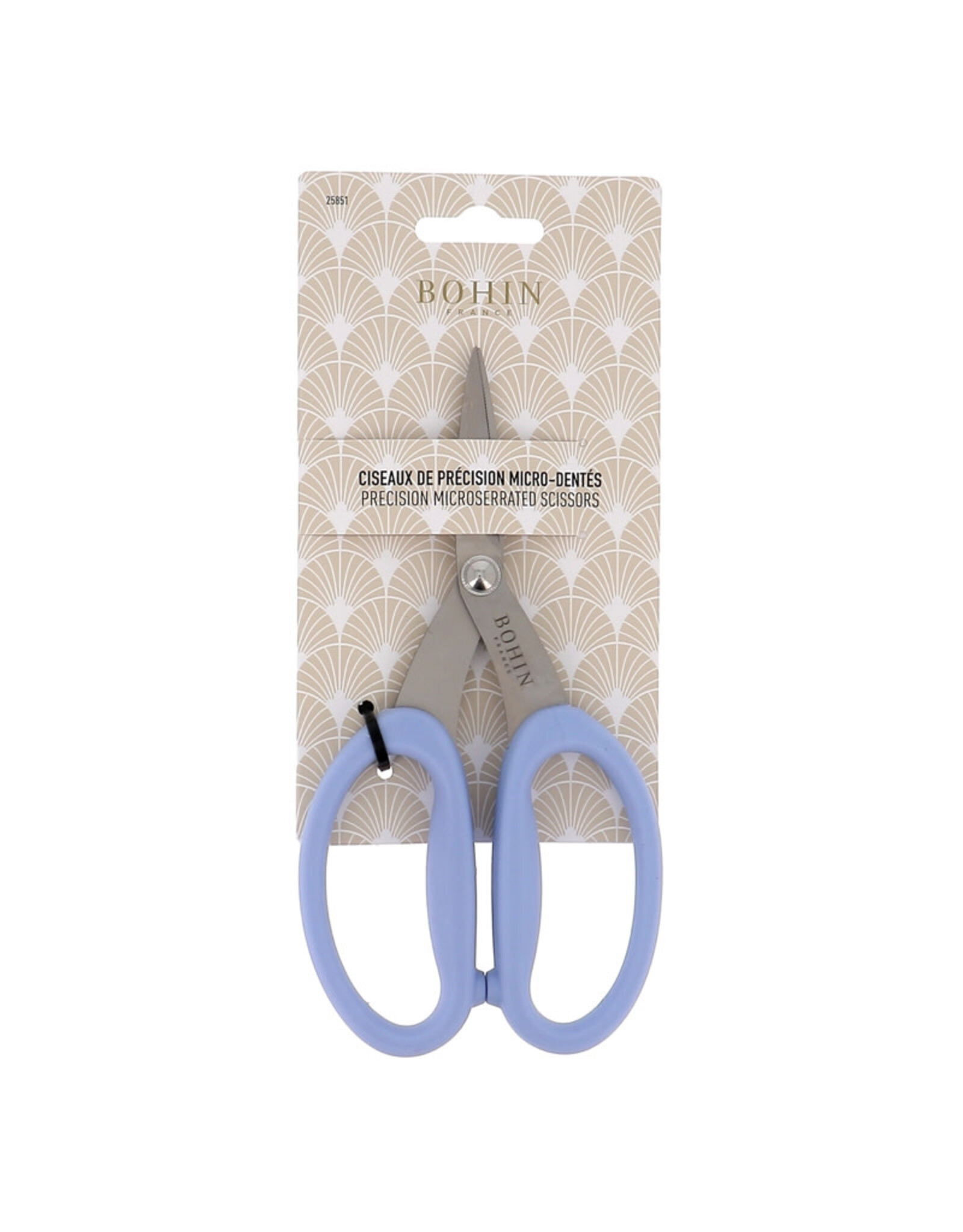Bohin Bohin - Precision Micro-Serrated Scissors - Blue - 25851