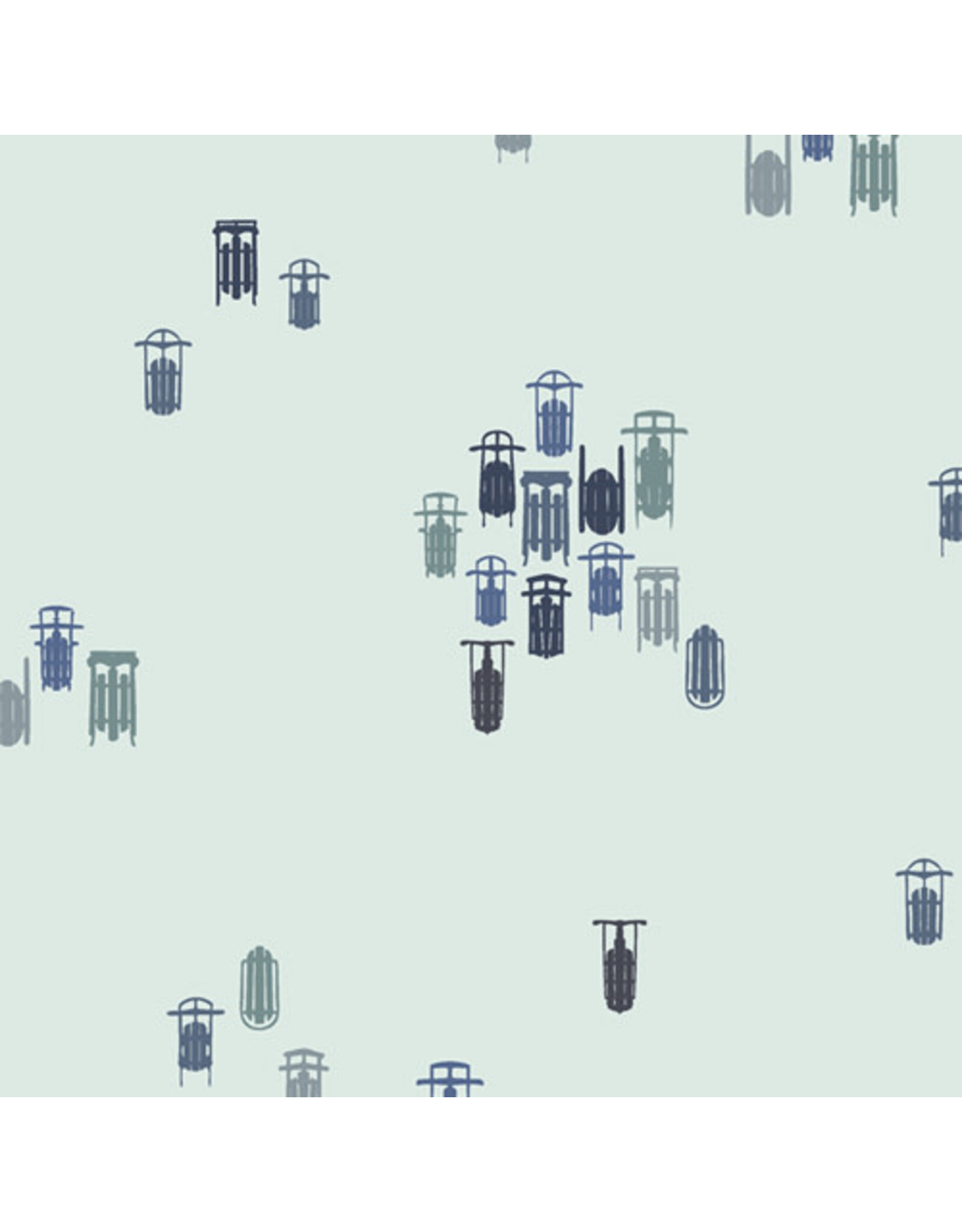 Art Gallery Fabrics Snow Day - Down the Hill coupon (± 47 x 110 cm)