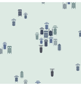 Art Gallery Fabrics Snow Day - Down the Hill coupon (± 47 x 110 cm)