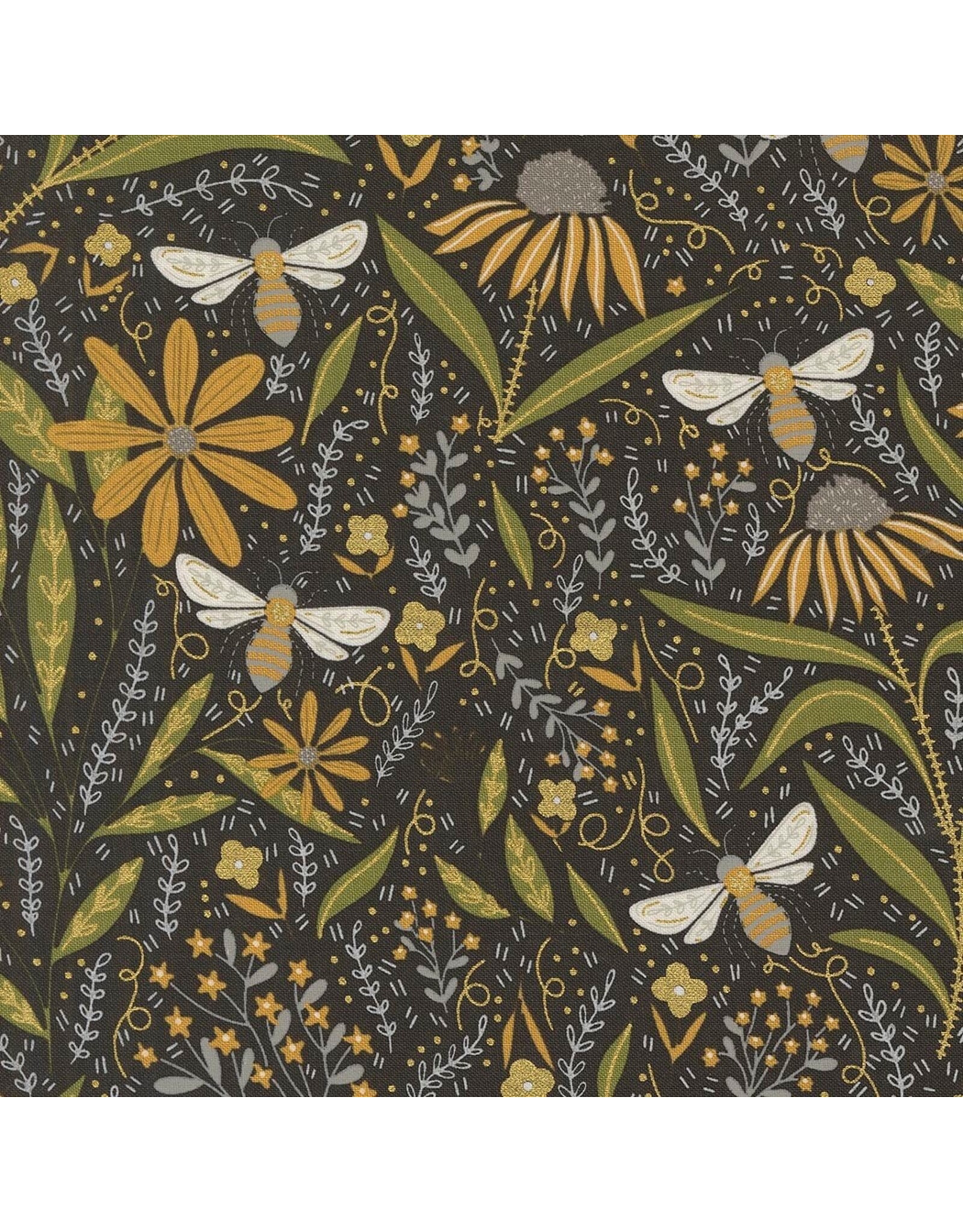 Moda Gingiber - Bee Garden - Bee Garden Black - 48410-21M