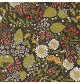 Moda Bee Garden - Butterfly Black