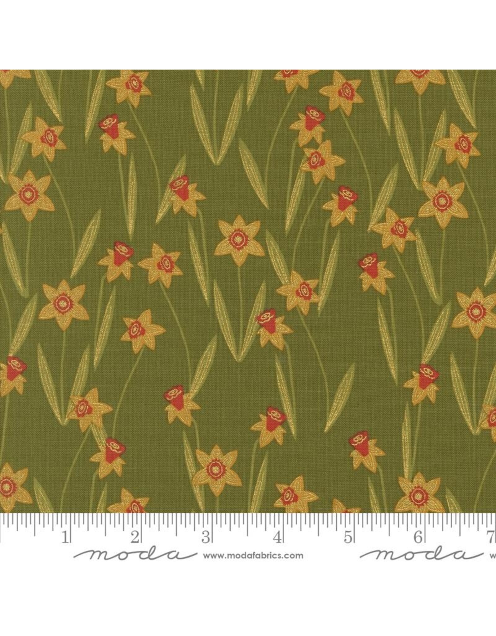 Moda Gingiber - Bee Garden - Daffodils Ivy - 48413-12M