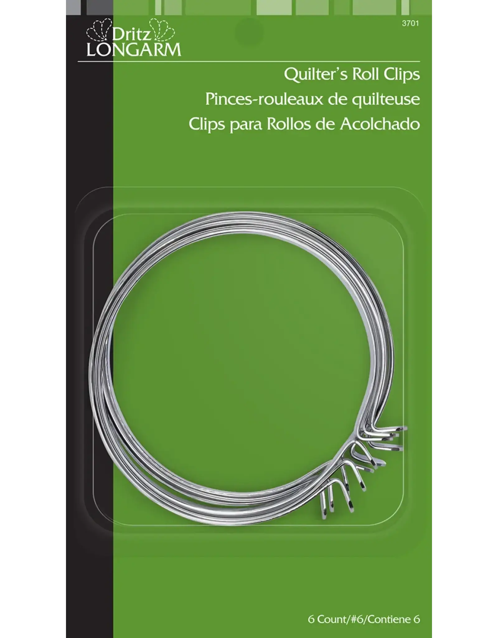 Dritz Dritz - Quilter's Roll Clips - 6 pcs