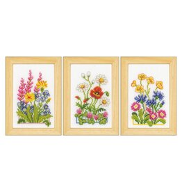 Vervaco Mini Embroidery Kit - Field Flowers