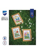 Vervaco Vervaco - Mini Embroidery Kit - Field Flowers