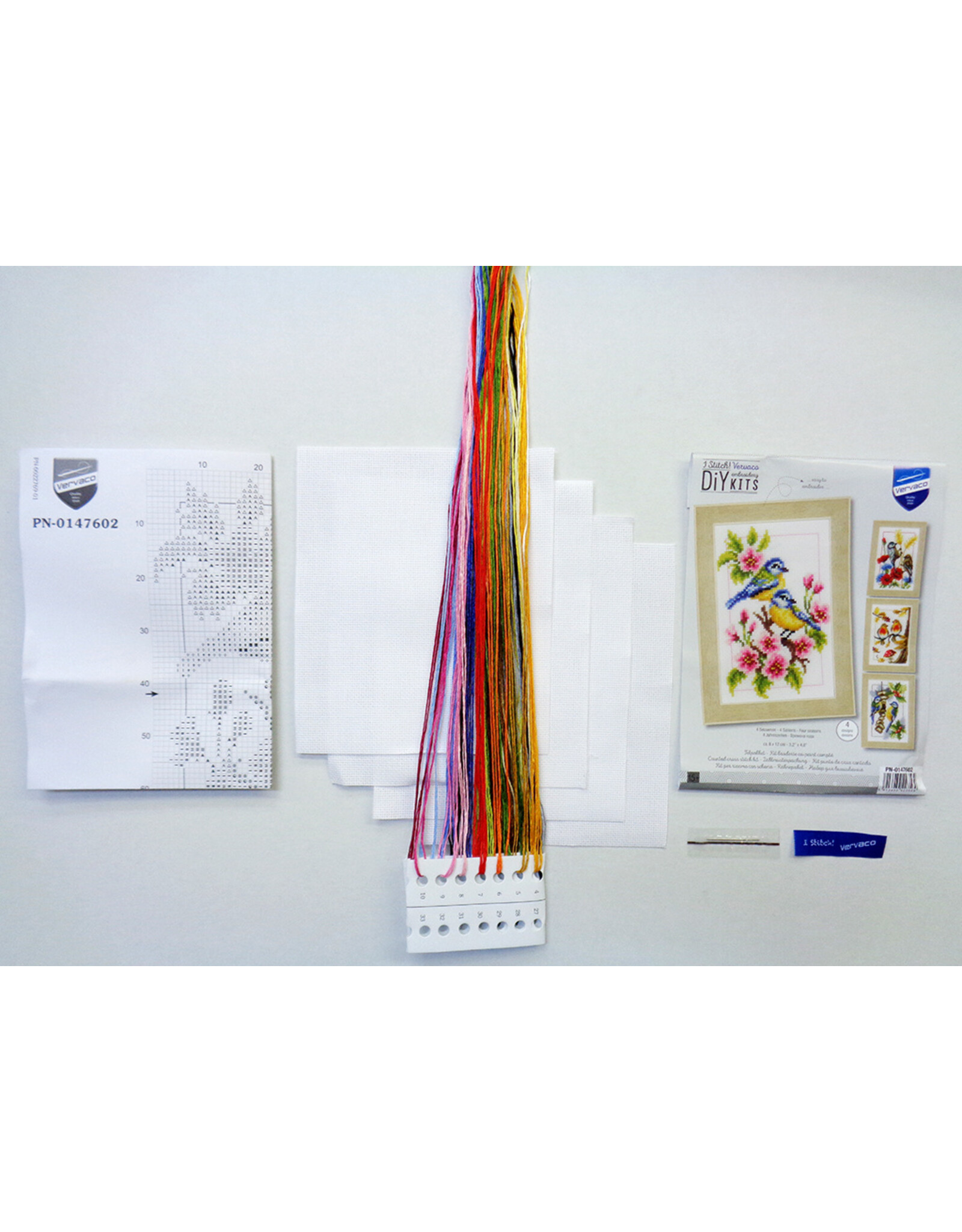 Vervaco Vervaco - Mini Embroidery Kit - 4 Seasons- Design 2