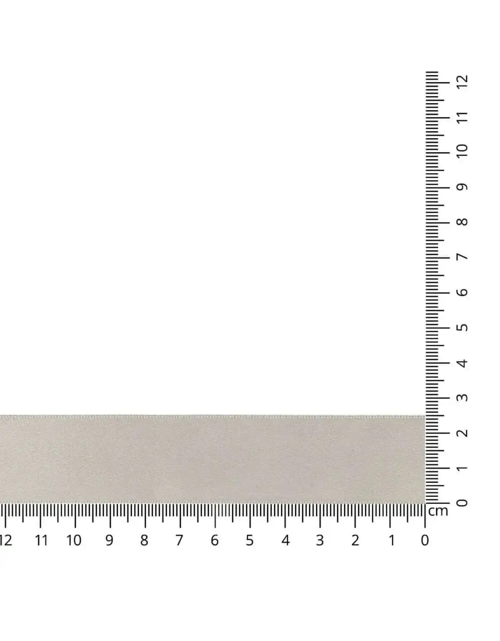 Kuny Newlife Satijnlint - 0018 - grijs / zilver - 25 mm