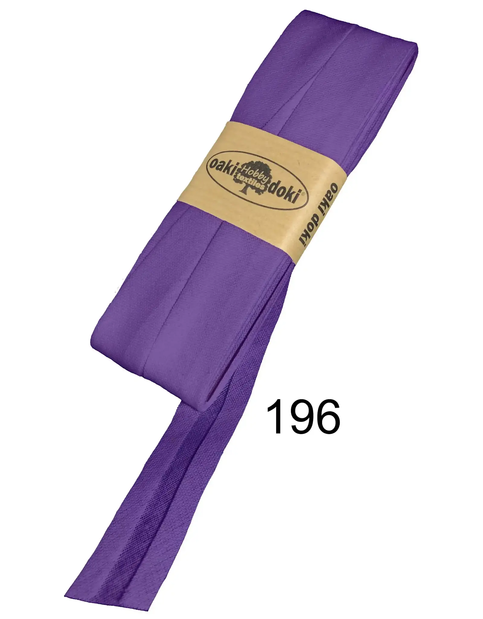 Oaki Doki Biaisband - Katoen 20mm - 5m - kleur 196