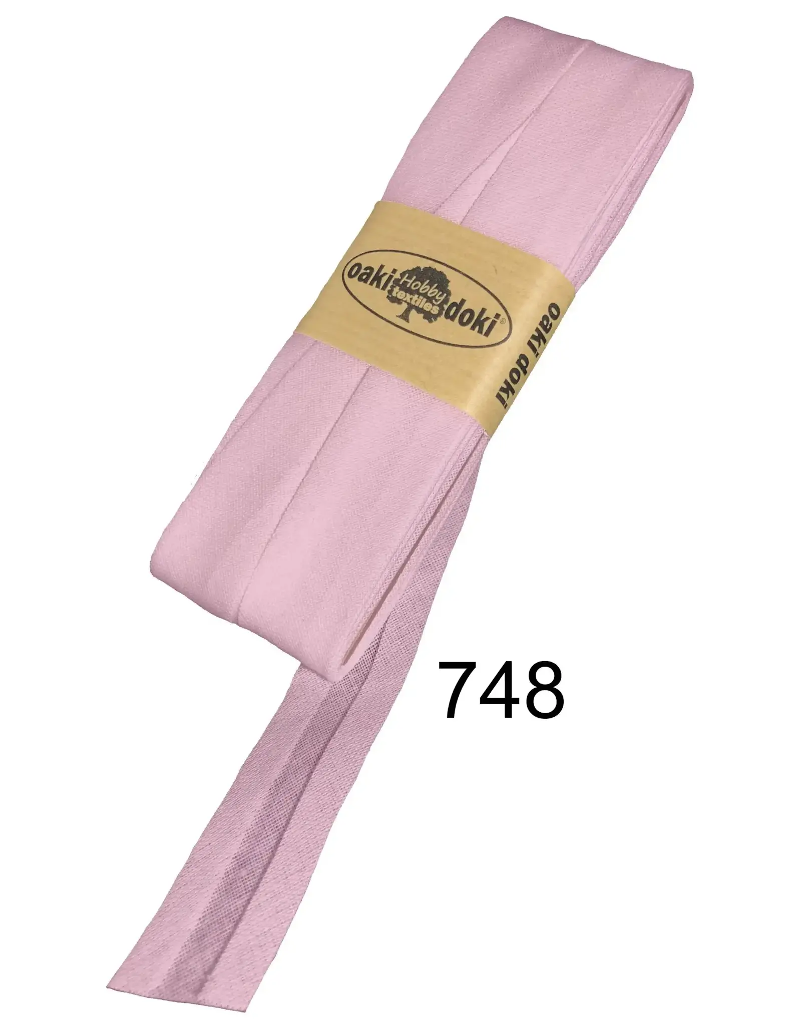 Oaki Doki Biaisband - Katoen 20mm - 5m - kleur 748