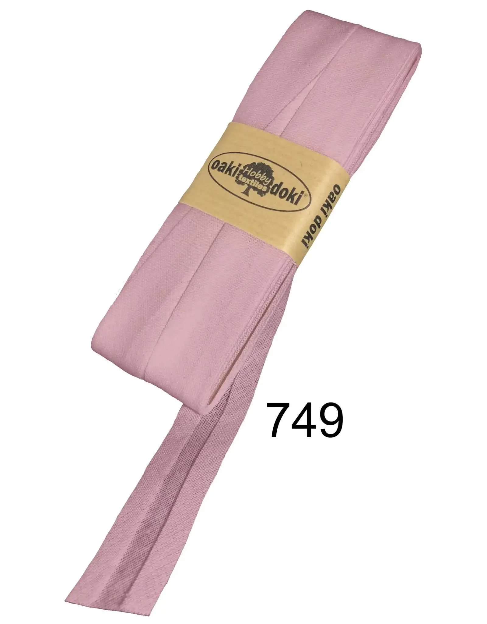 Oaki Doki Biaisband - Katoen 20mm - 5m - kleur 749