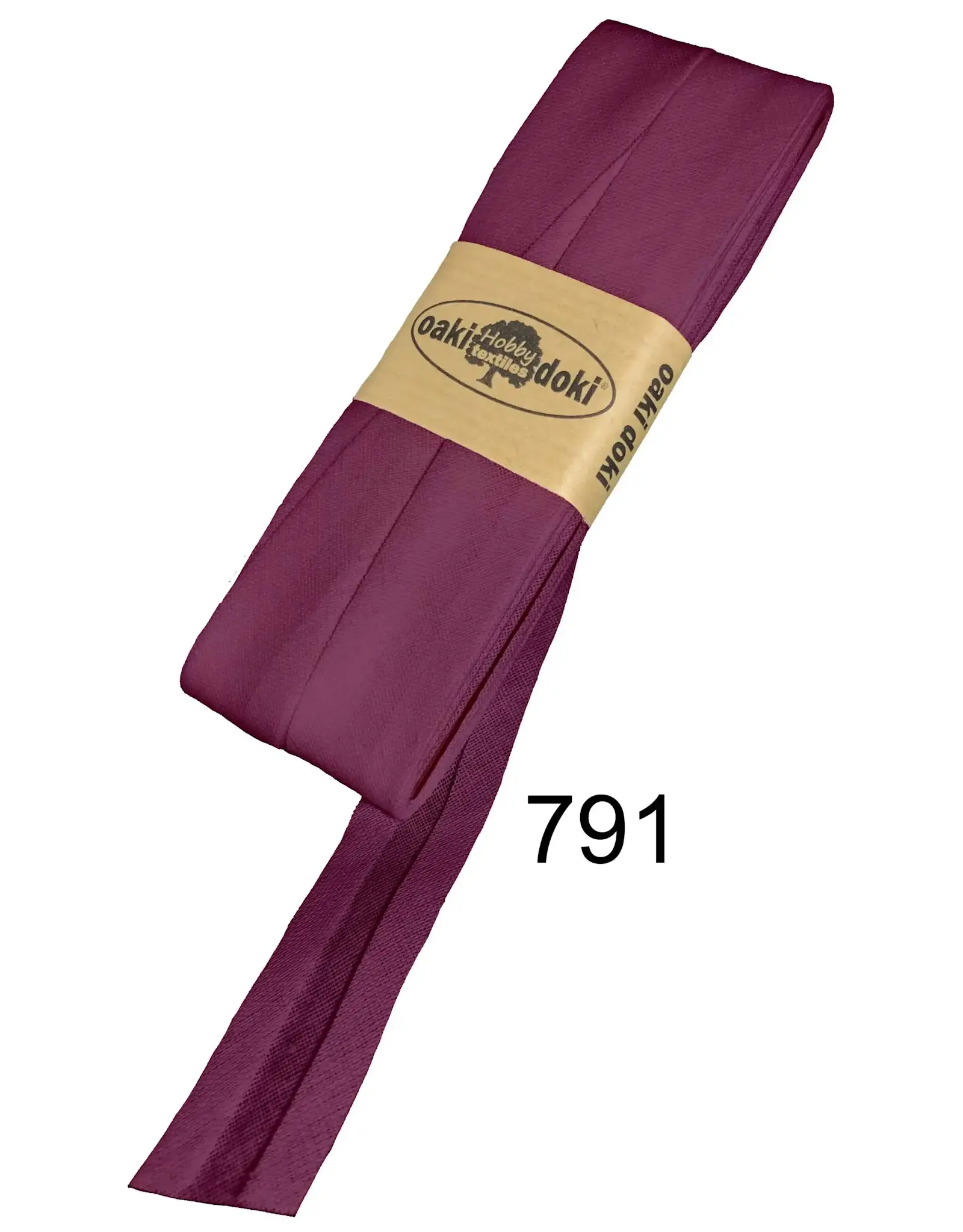 Oaki Doki Biaisband - Katoen 20mm - 5m - kleur 791