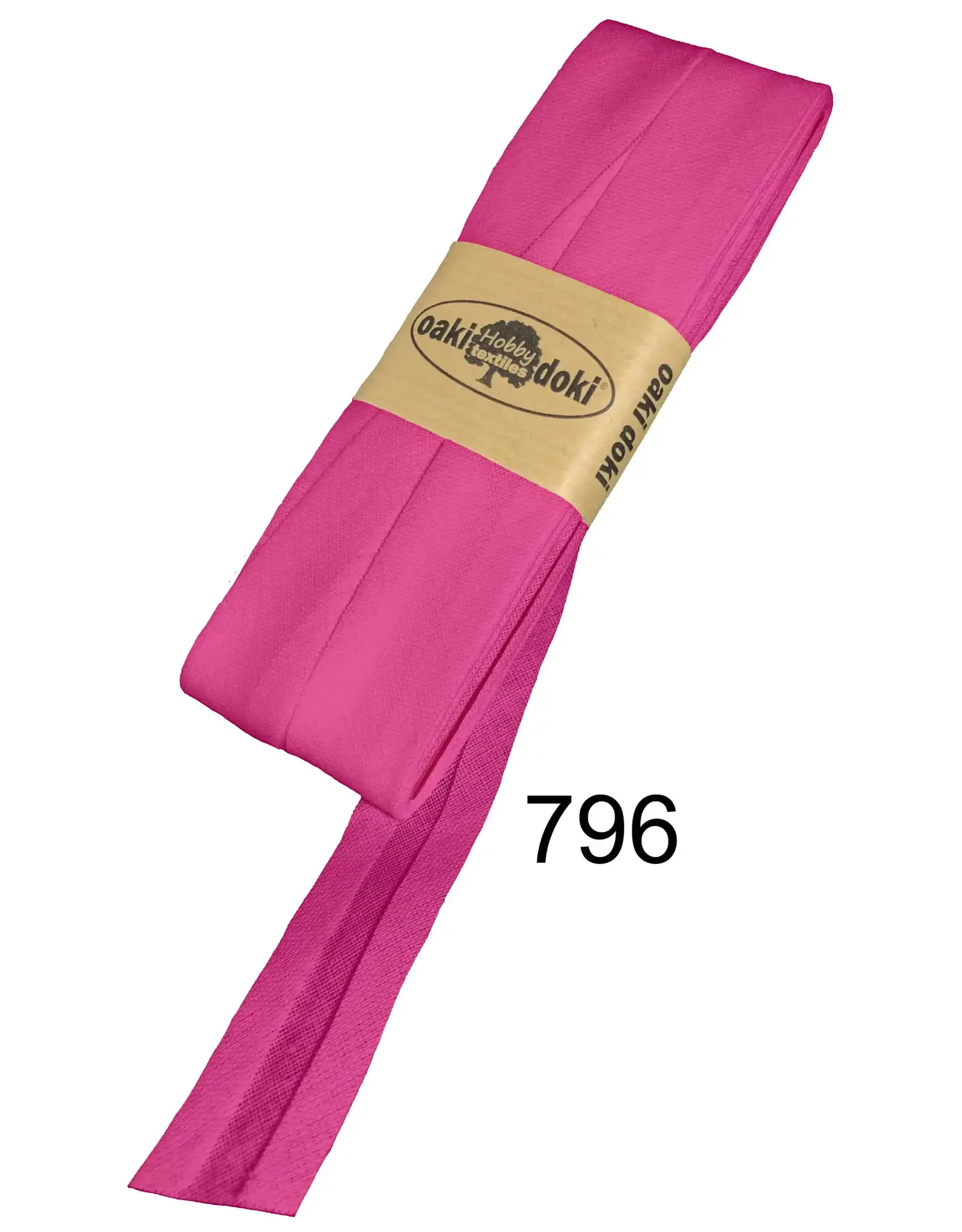 Oaki Doki Biaisband - Katoen 20mm - 5m - kleur 796