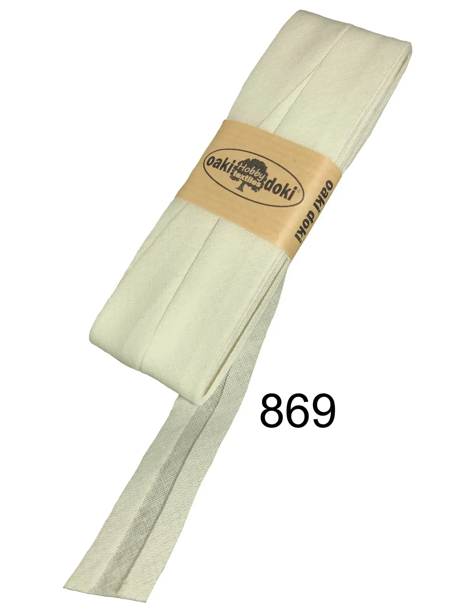 Oaki Doki Biaisband - Katoen 20mm - 5m - kleur 869