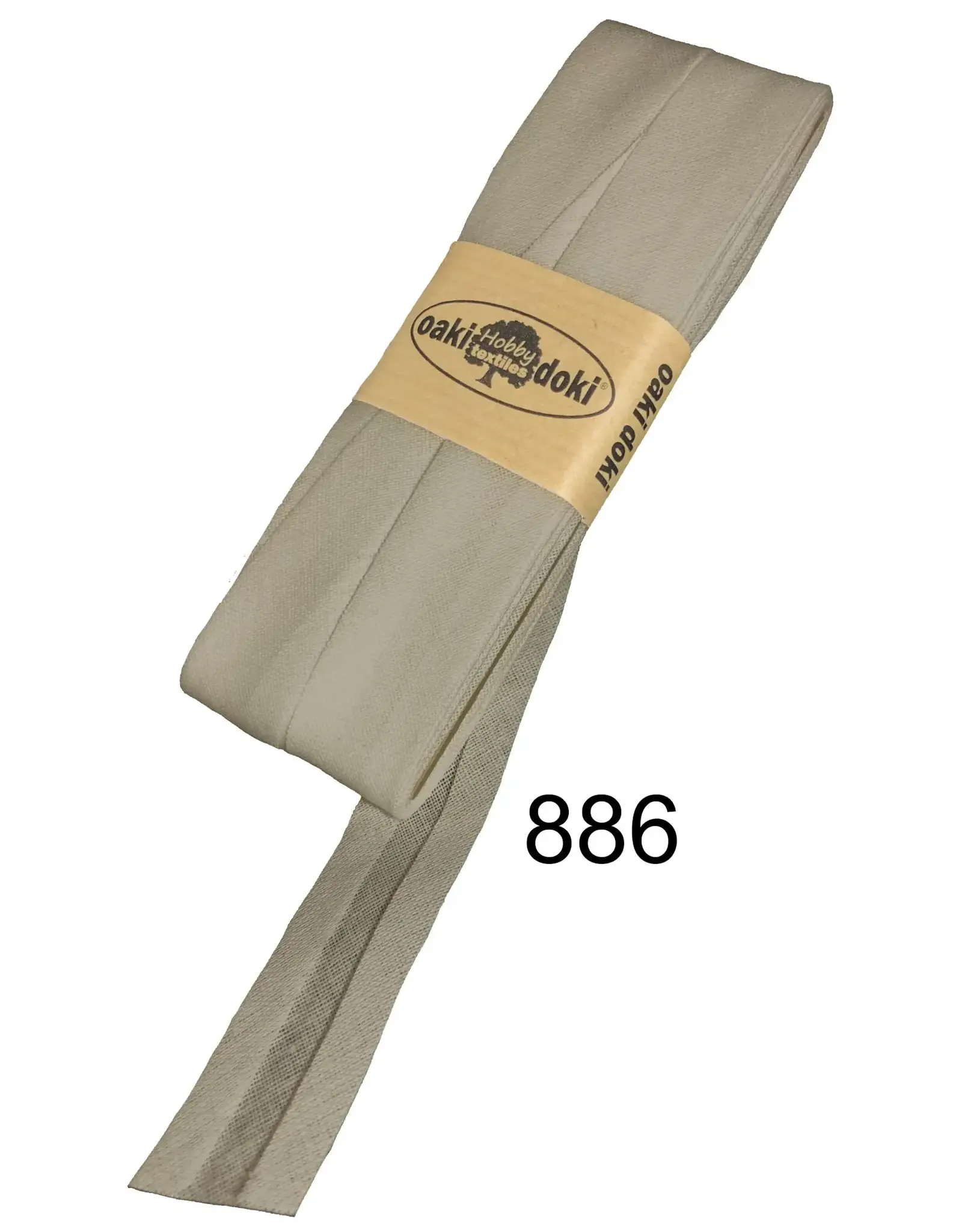 Oaki Doki Biaisband - Katoen 20mm - 5m - kleur 886