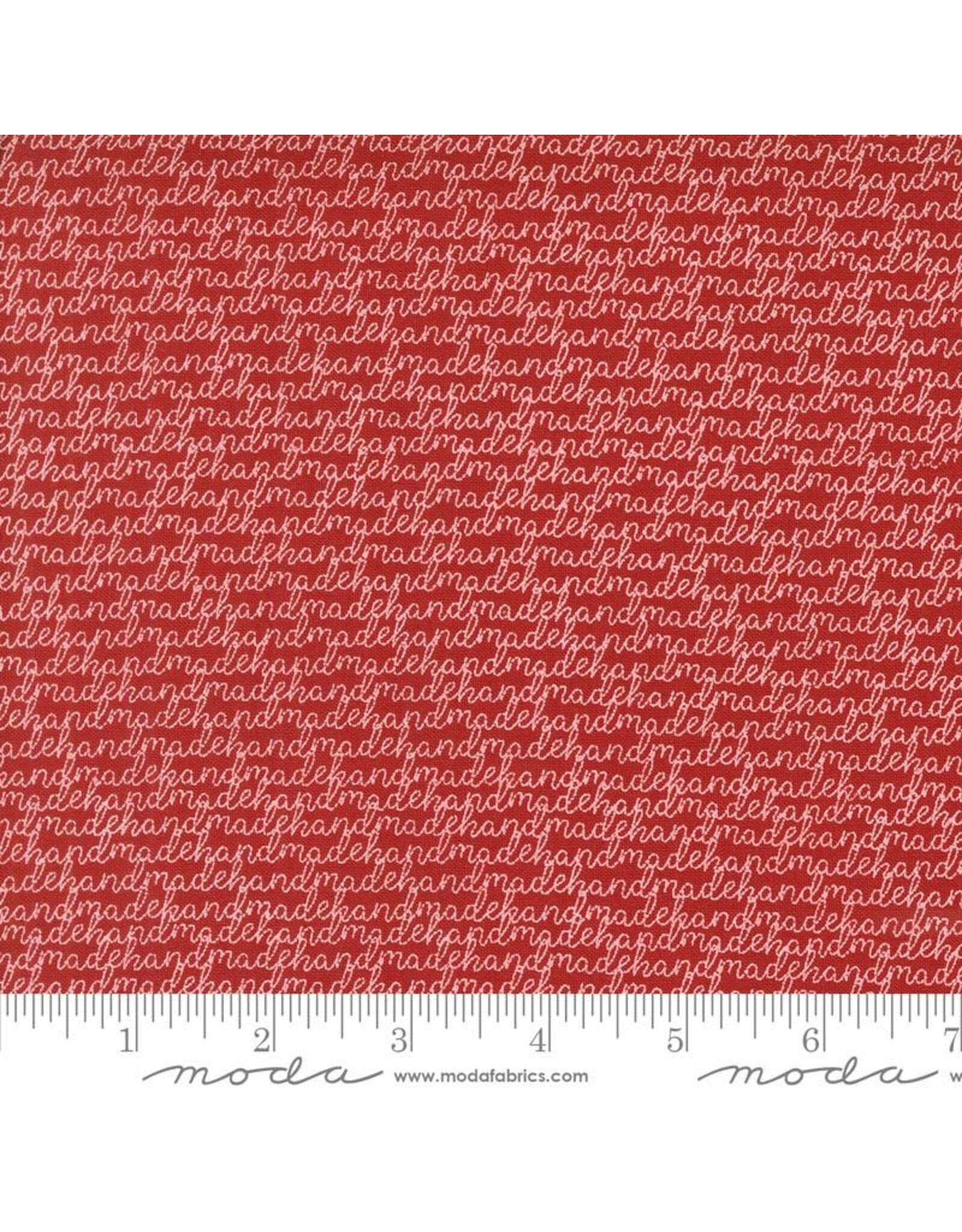 Moda Moda Fabrics - Sweetwater - Threads - Handmade Red - 55681-13