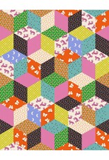 Ruby Star Society Ooh Lucky Lucky - Tumbling Blocks Vivid