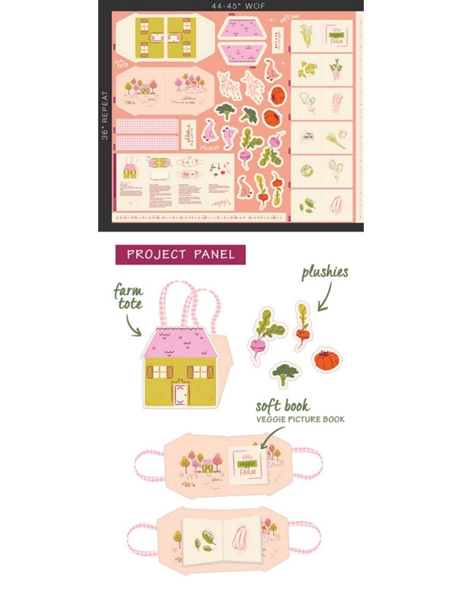 Art Gallery Fabrics Art Gallery Fabrics - Cottage Grove - Little Farm - panel - CTG77113