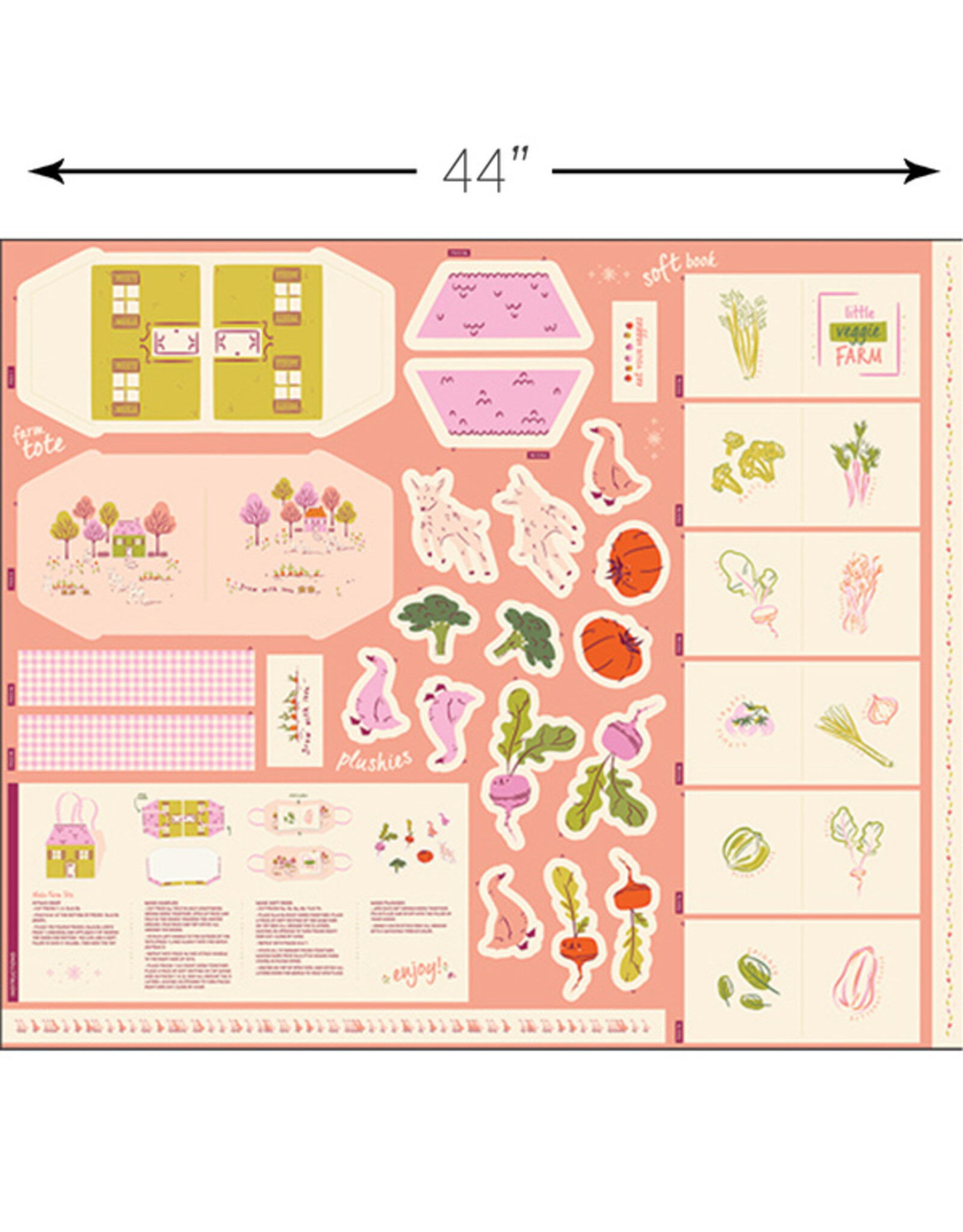 Art Gallery Fabrics Art Gallery Fabrics - Cottage Grove - Little Farm - panel - CTG77113