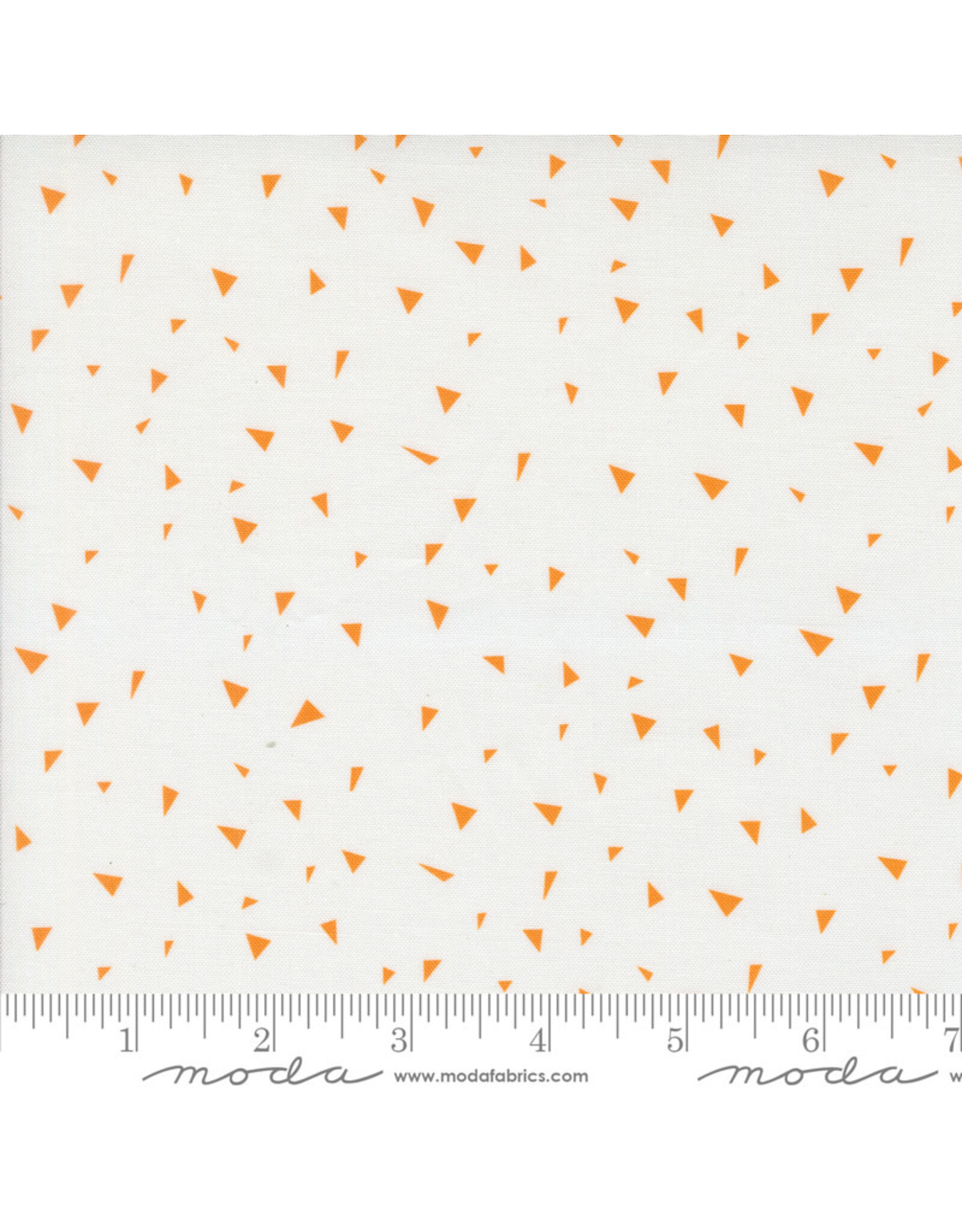Moda Jen Kingwell - Mixed Bag of Bonbons - Triangle White Orange - 18259-11