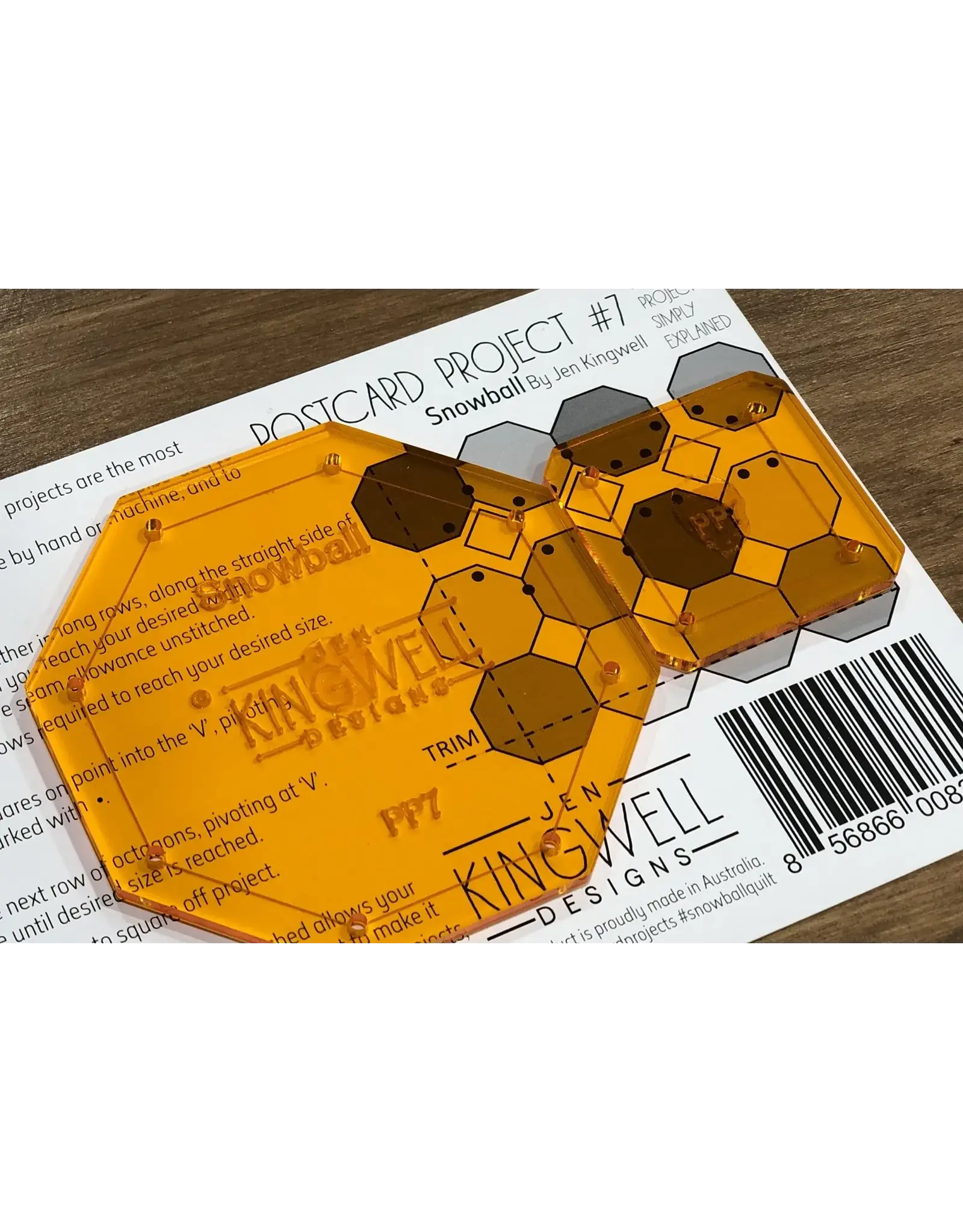 Jen Kingwell Designs Jen Kingwell Designs - Postcard Project #7 - Snowball