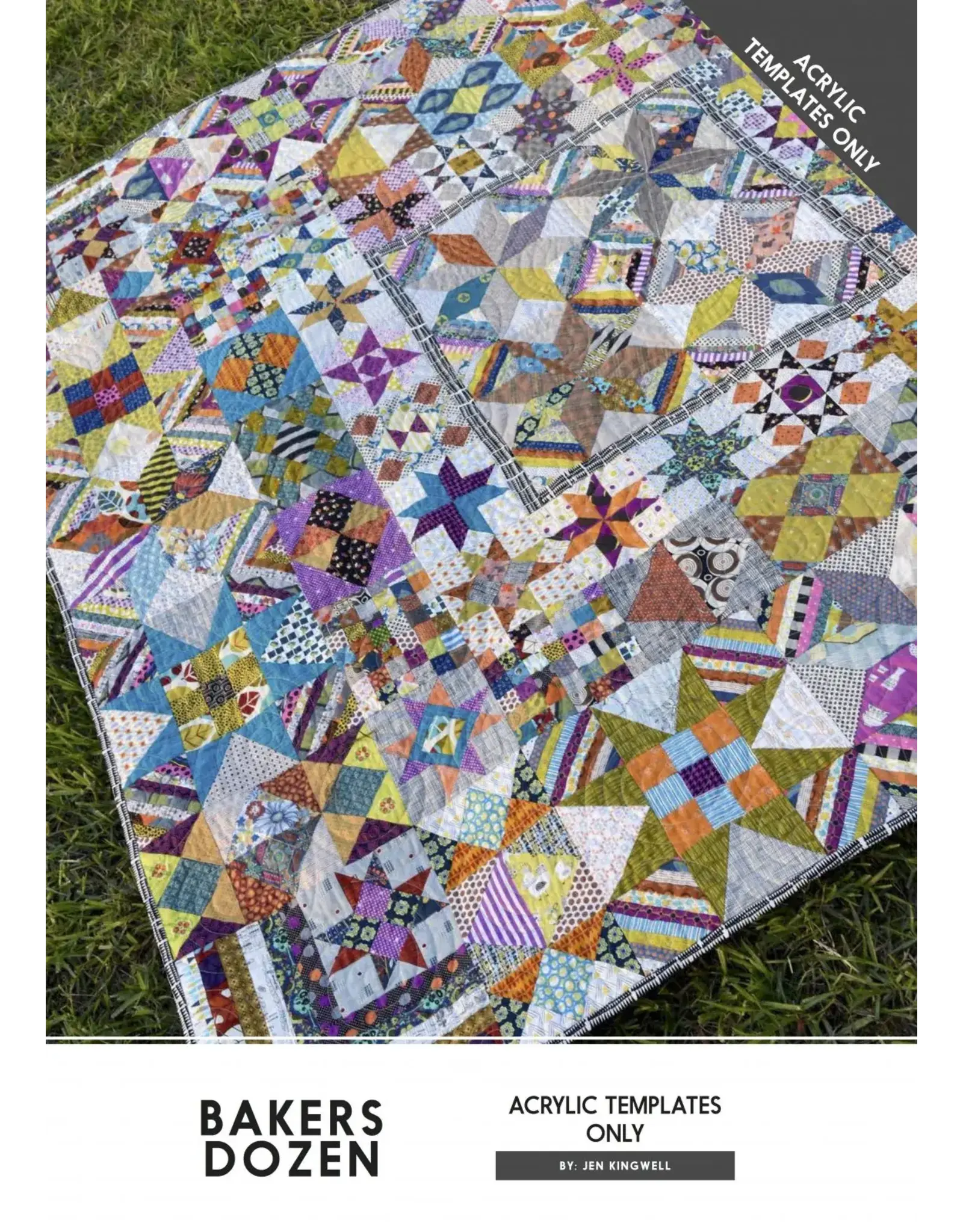 Jen Kingwell Designs Jen Kingwell Designs - Bakers Dozen - Acrylic Templates (ATO)