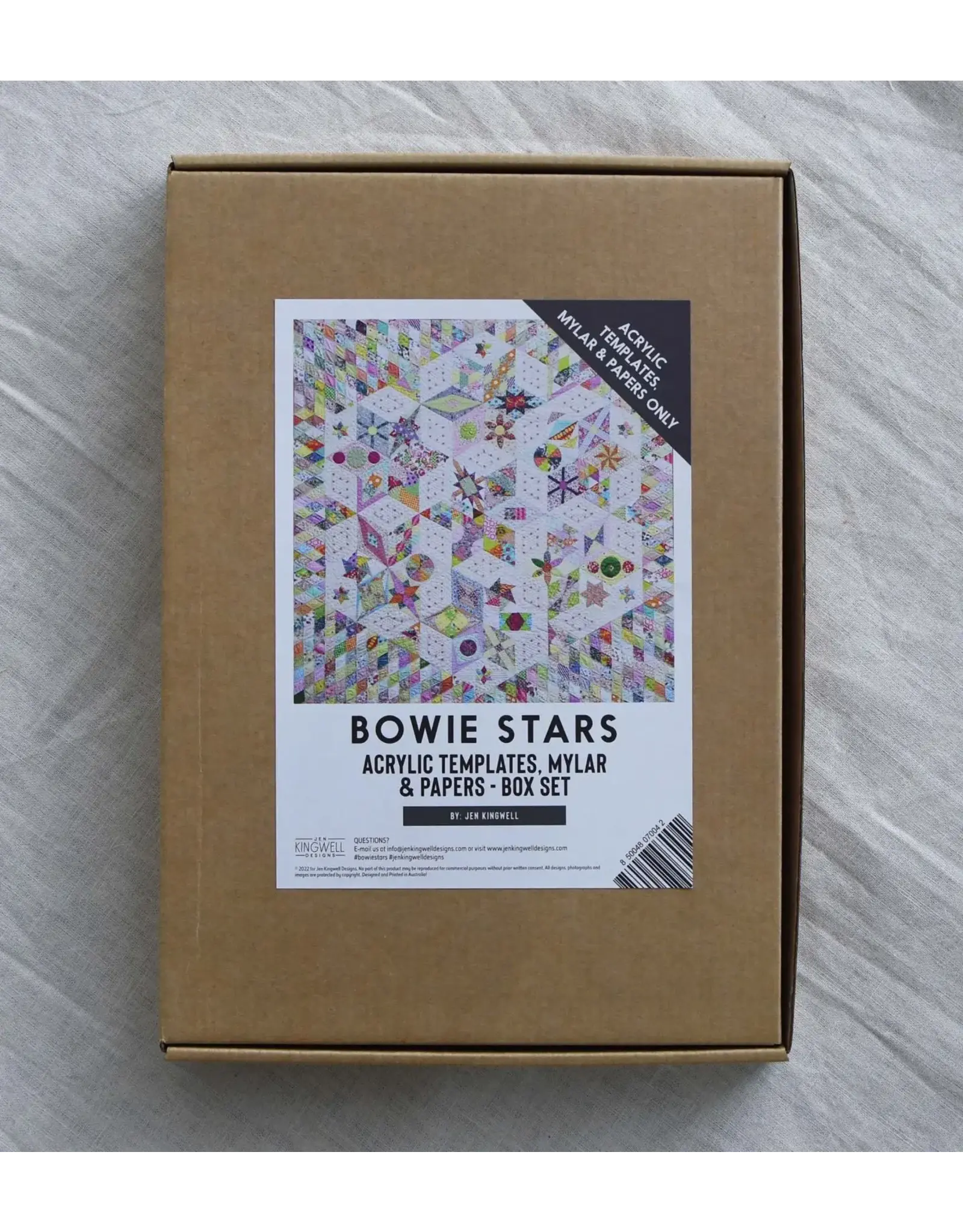 Jen Kingwell Designs Jen Kingwell Designs - Bowie Stars - Template Set (ATO)