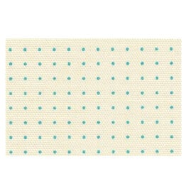 Olympus Sashiko Stof - Ecru - Voorbedrukt