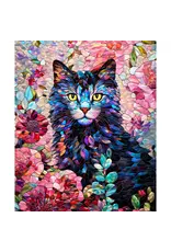 Camelot Camelot Fabrics - Gigi in the Garden - Cat Panel - 16240107P-01