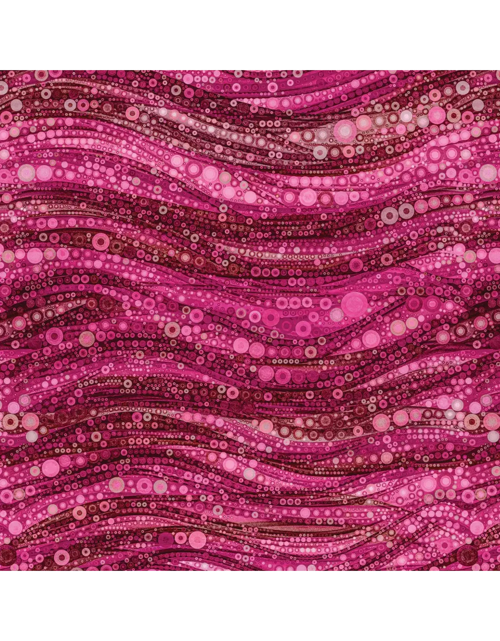 Camelot Camelot Fabrics - Gigi in the Garden - Abstract Circles Pink - 6240105-03
