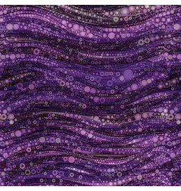 Camelot Gigi in the Garden - Abstract Circles Purple