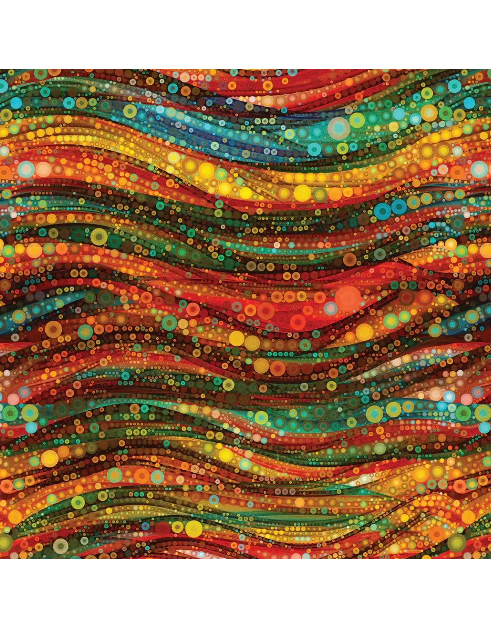 Camelot Camelot Fabrics - Gigi in the Garden - Abstract Circles Multi - 16240104-01