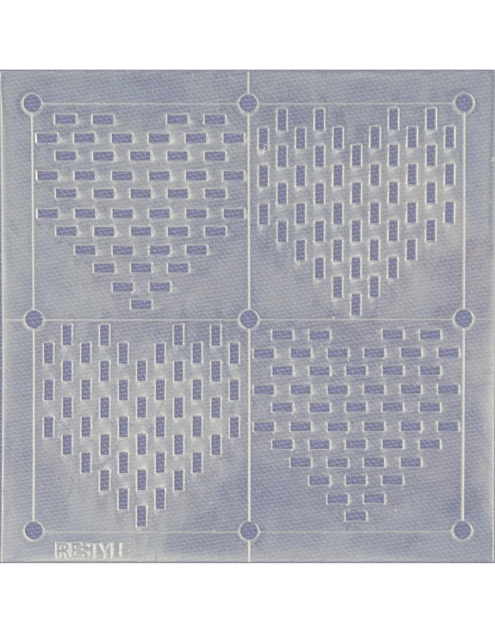 Restyle Sashiko Template - Hearts