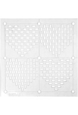 Restyle Sashiko Sjabloon - Harten