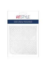 Restyle Sashiko Sjabloon - Harten