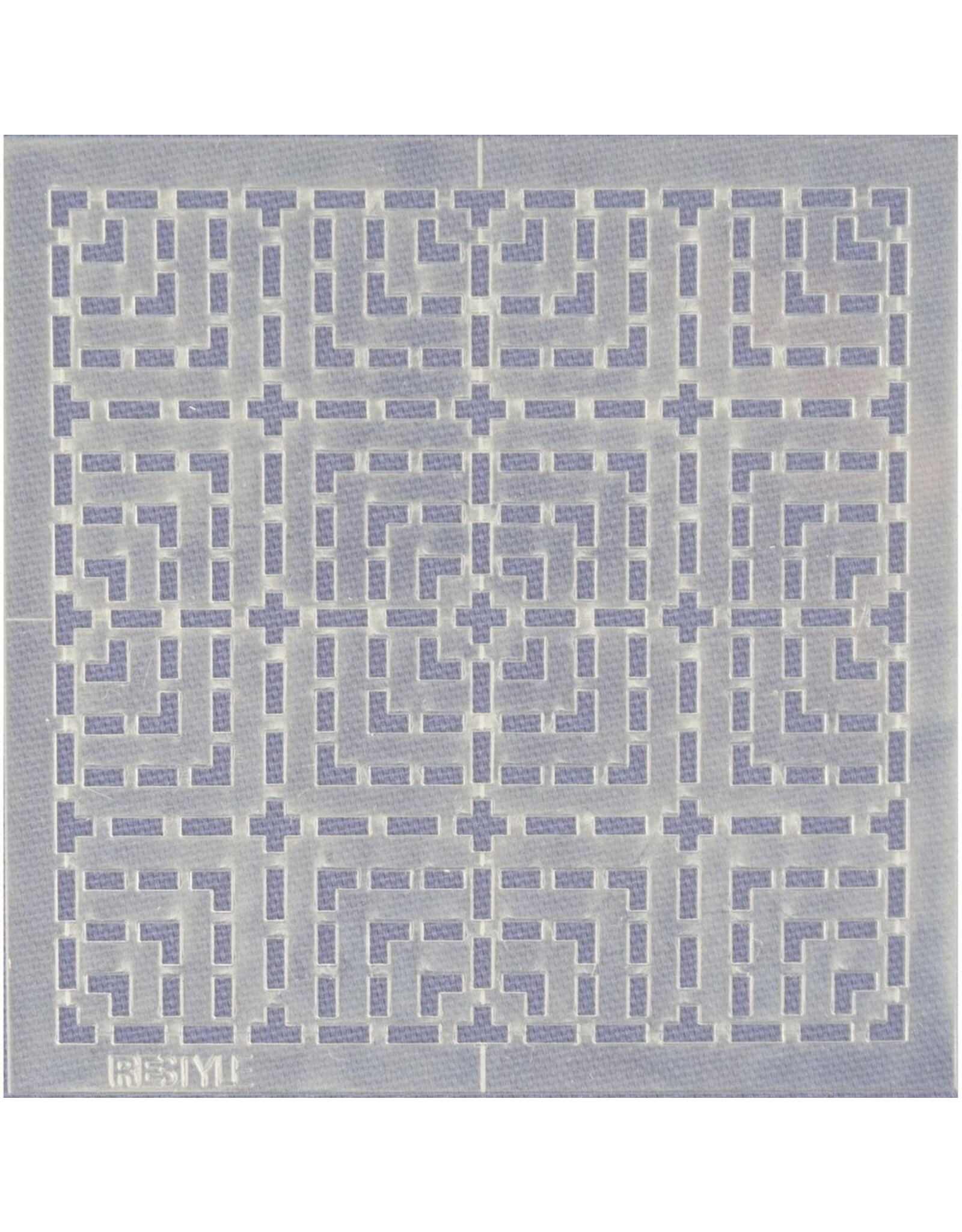 Restyle Sashiko Template - Squares