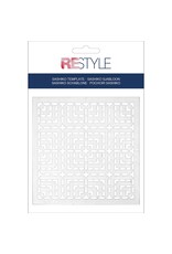 Restyle Sashiko Sjabloon - Vierkanten