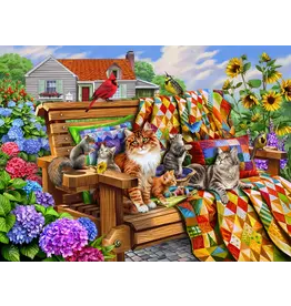 Diversen Cats and Quilts - Jigsaw Puzzle - 1000 pcs