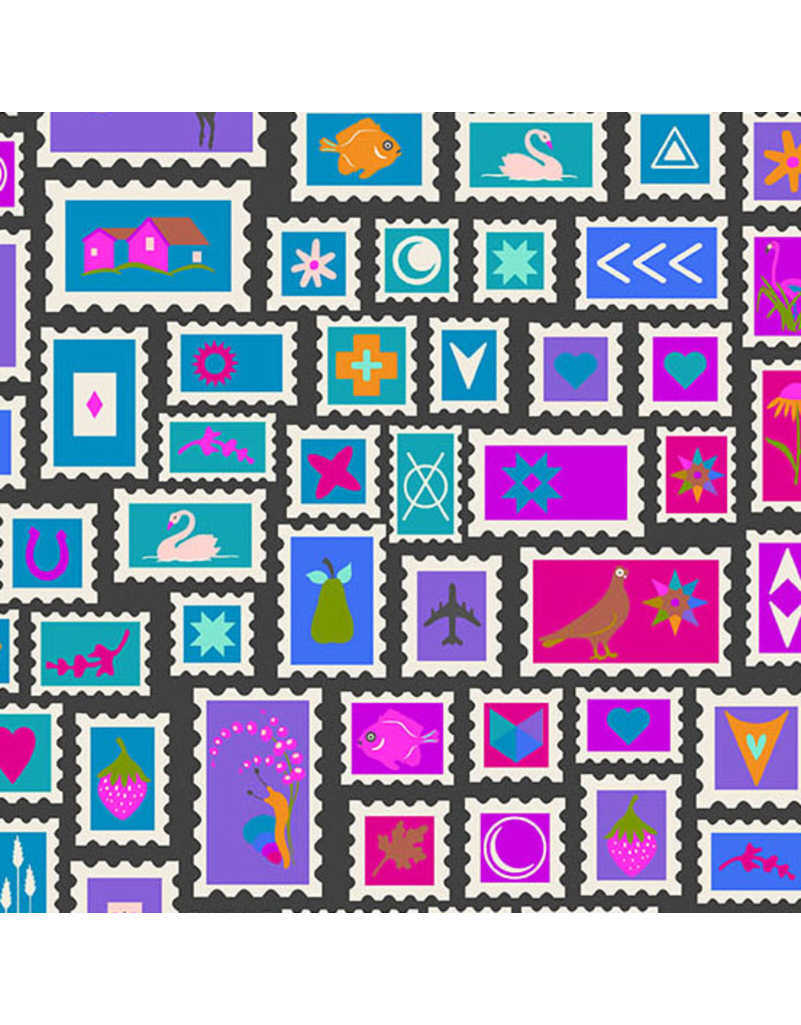 Andover Alison Glass - Color Wheel - Collector Night - A-1125-K