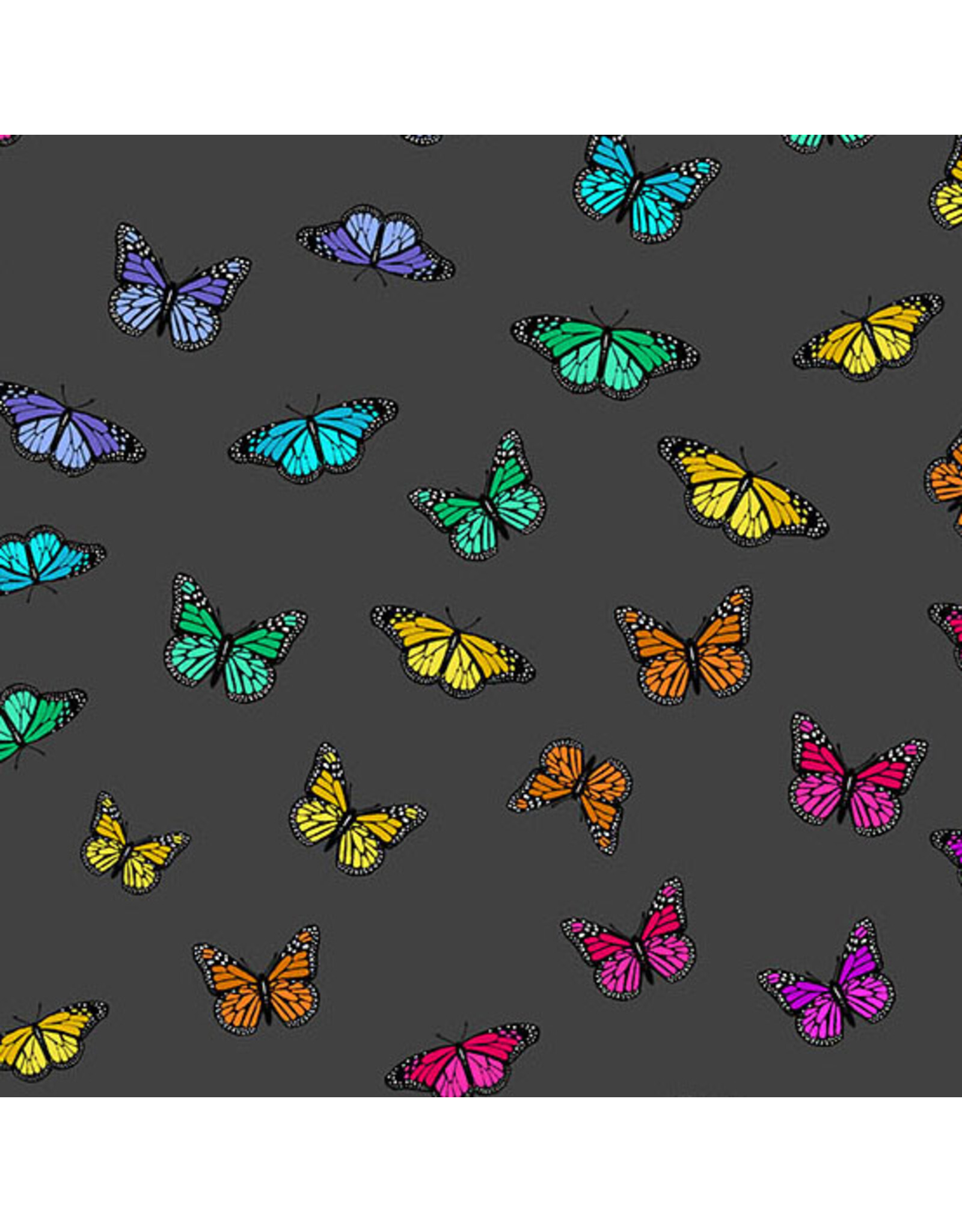 Andover Alison Glass - Color Wheel - Butterfly Night - A-1443-K