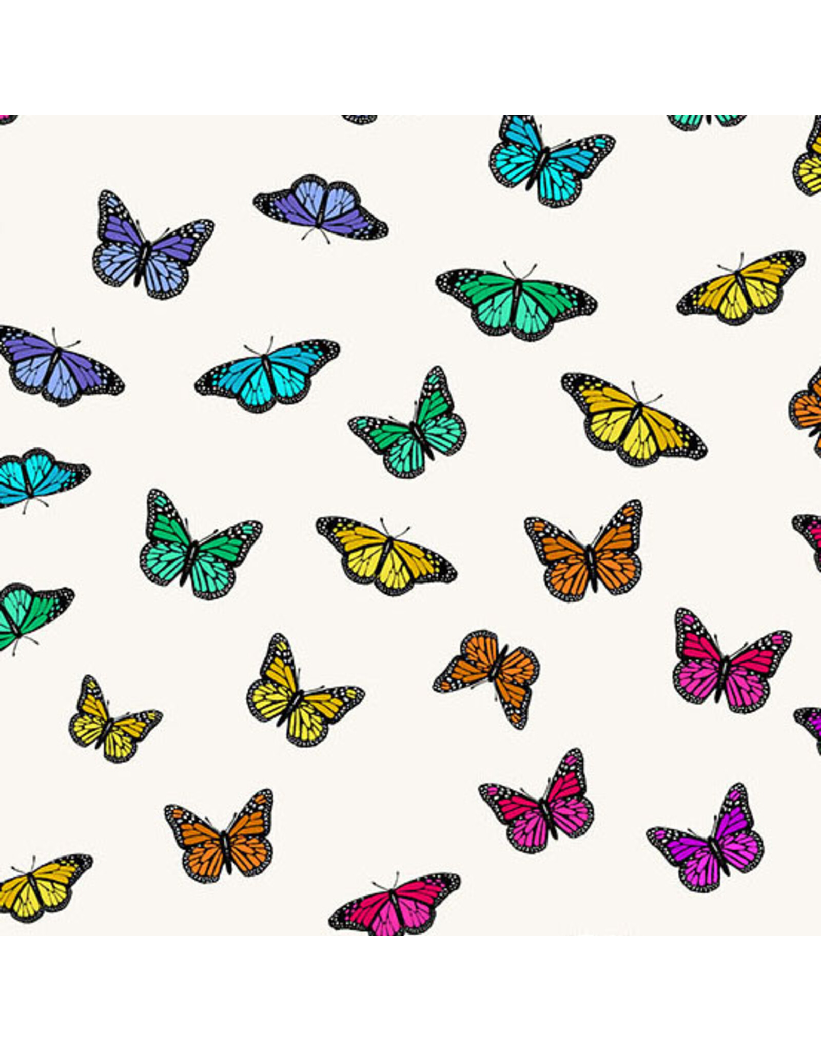 Andover Alison Glass - Color Wheel - Butterfly Day - A-1443-L