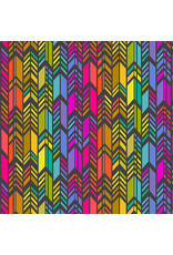 Andover Alison Glass - Color Wheel - Feathers Night - A-1445-K