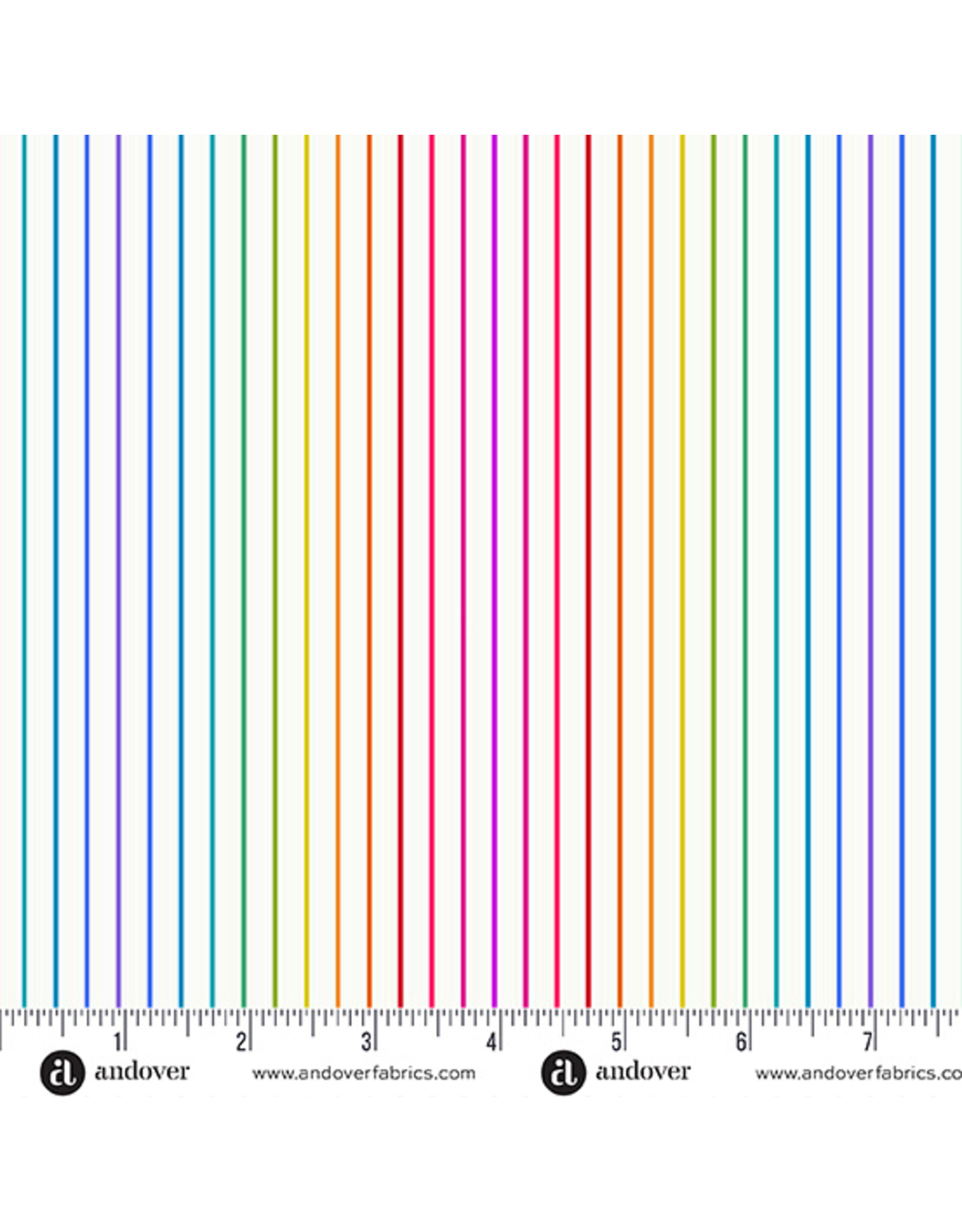 Andover Alison Glass - Color Wheel - Stripe Day - A-1447-L