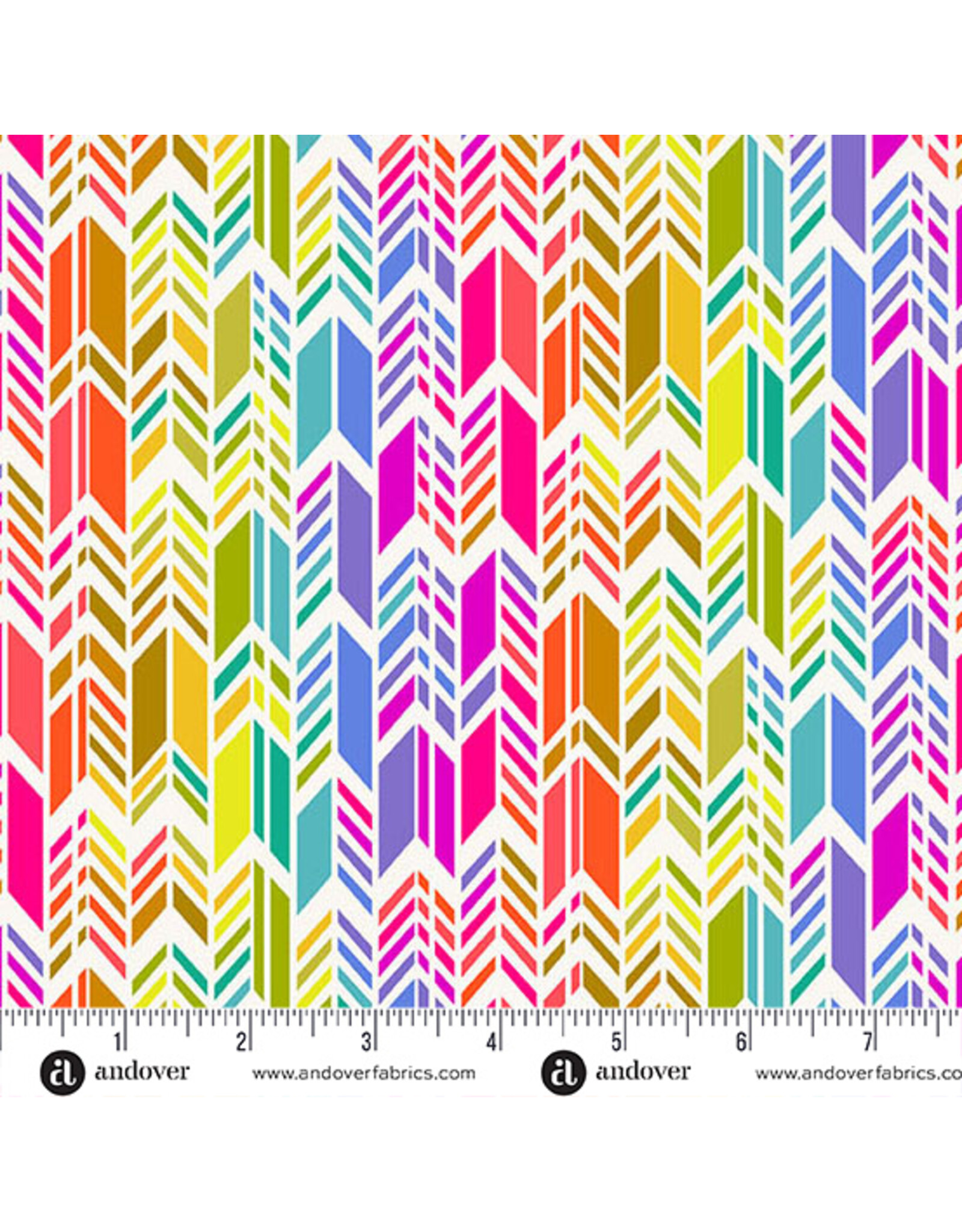 Andover Alison Glass - Color Wheel - Feathers Day - A-1445-L