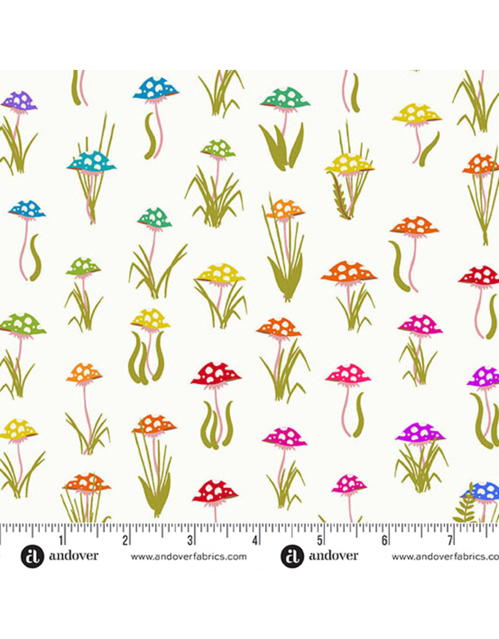 Andover Alison Glass - Color Wheel - Mushroom Day - A-1444-L