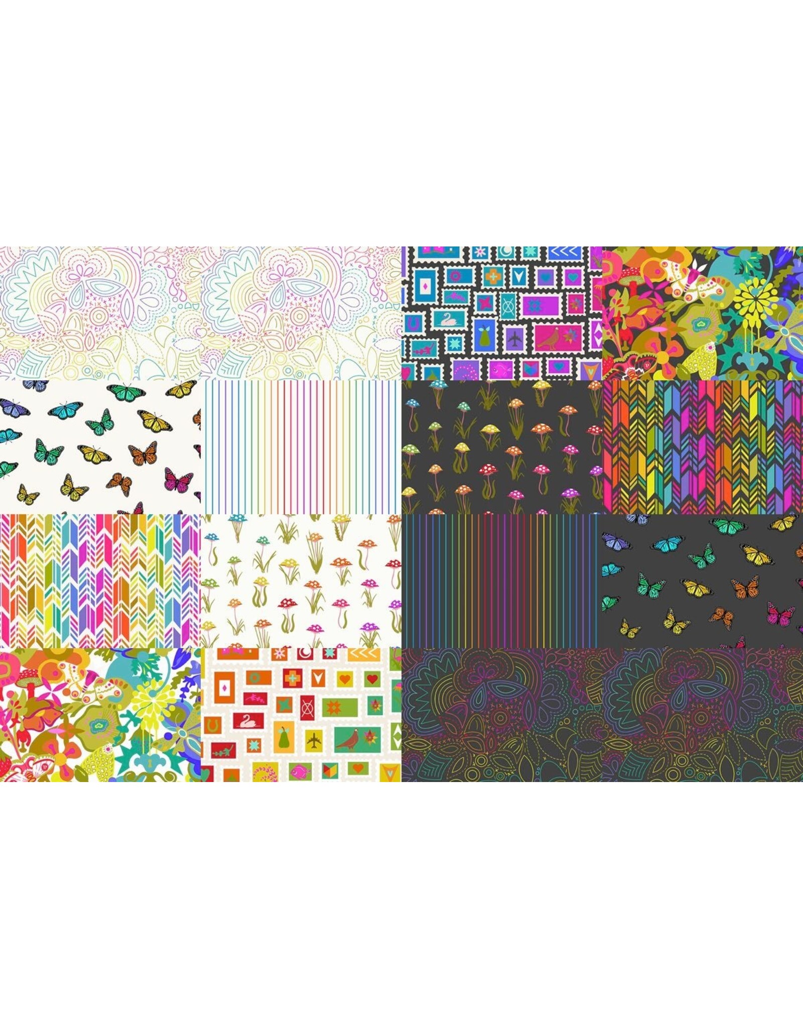 Andover Alison Glass - Color Wheel - Fat Quarter Pakket